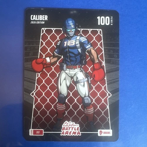 2026 Bo Jackson Battle Arena Caliber Caleb Williams BRAWL Card 207