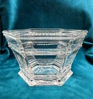 Vintage Tiffany & Co Crystal Bowl Windham Pattern Hexagon 7 1/2" x 4"
