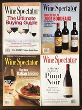 2006 Wine Spectator Magazine - Lot of 4 Jan 31/Feb28, Mar 31, Apr 30, May 15 