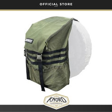 TRASHAROO SPARE WHEEL RUBBISH STORAGE CARGO BAG GREEN OVERLAND 4X4 EXPEDITION