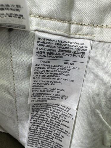 Levis Chino Standard Taper Men’s 36x34 NWT Modern Classic Work City Causal - Picture 4 of 11