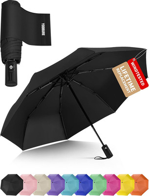 Compact Travel Umbrella - Windproof Umbrellas for Rain, Small Portable UV Umbrel