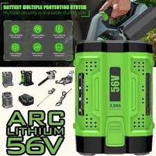 For EGO Power+ BA1400T 56-Volt 3.0 Ah Battery with Upgraded Fuel Gauge (3rd Gen)