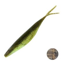 Deps Sakamata Shad 8 36.5g Soft Bait Worm Green Pumpkin Chartreuse New