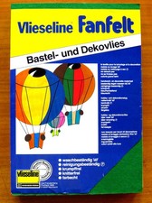 18 Blätter Vlieseline Bastel- und Dekovlies-Filz, Sortiment verschiedene Farben