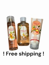 3 pcs  pretty as the peach  set from Bath and Body Works