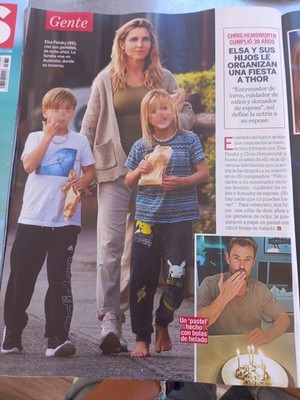 clippings l 3674 elsa pataky christian chris hemsworth