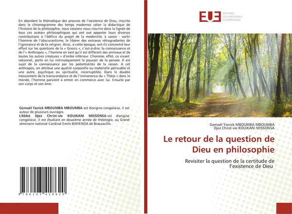 Le Retour De La Question De Dieu En Philosophie Mboumba (U. A.) Taschenbuch 2021-image