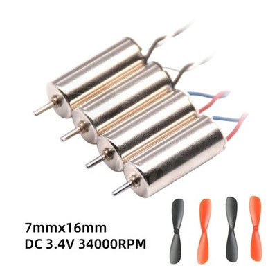 716 Coreless DC Motor Micro RC High Speed Model Airplane Motor DC 3.4V 34000RPM
