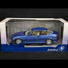 BMW M3 E36 Coupe 1990 Estoril Blue 1/18 Scale Diecast Model Car by Solido