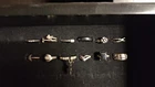 Lot of 12 Assorted Costume Jewelry Rings Silver Gold Tone Fashion Vintage Style