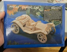 Harbor Freight Tools CLASSIC CAR Wooden MODEL KIT #090142 Brand NEW & Sealed!