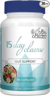 New ORIGINAL Milamiamor 15 Day Cleanse - Gut and Colon Support USA