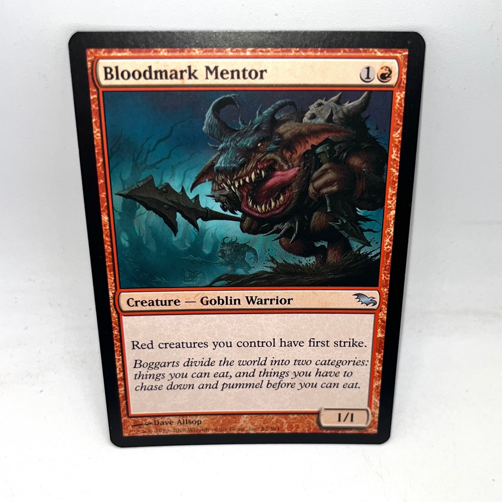 Bloodmark Mentor 83 Uncommon Shadowmoor Magic: The Gathering LP MTG