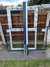 Image of Anthracite Grey On White UPVC Window