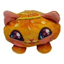 Cookeez Makery Baked Treatz Plush Animal Stuffed Orange Cat Meows  Purrs-WORKS