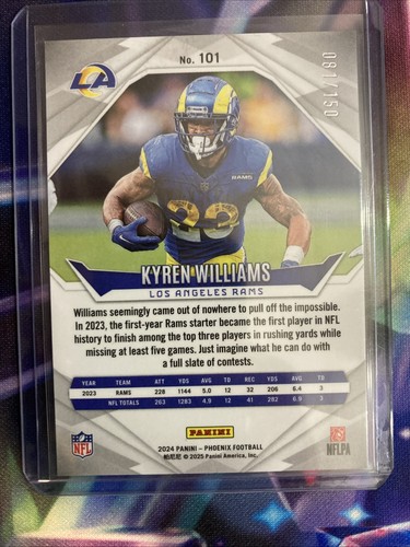 2024 Panini Phoenix - Kyren Williams #101 NFL Shield /150 - Bild 2 von 2