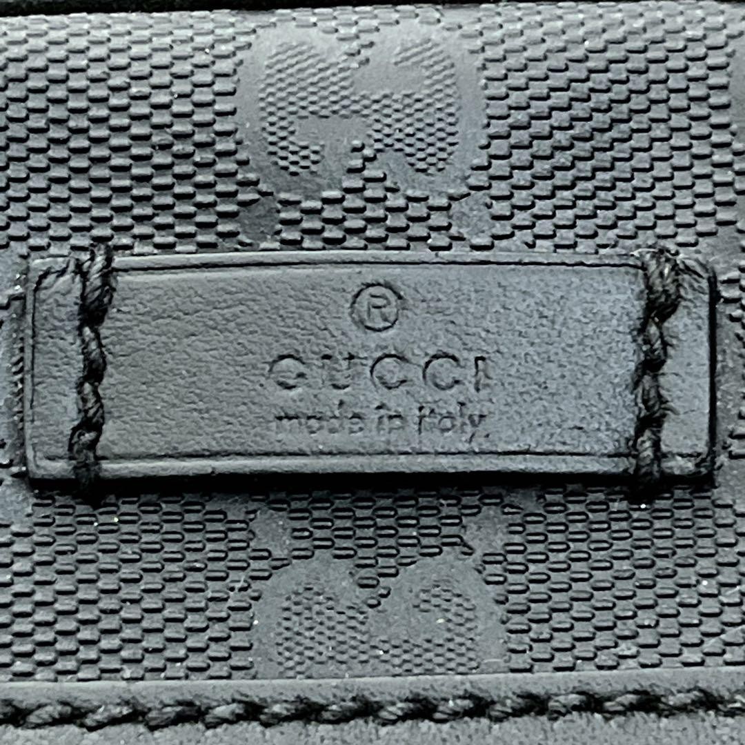 GUCCI Implement Shoulder Bag Camera Bag Black PVC… - image 11