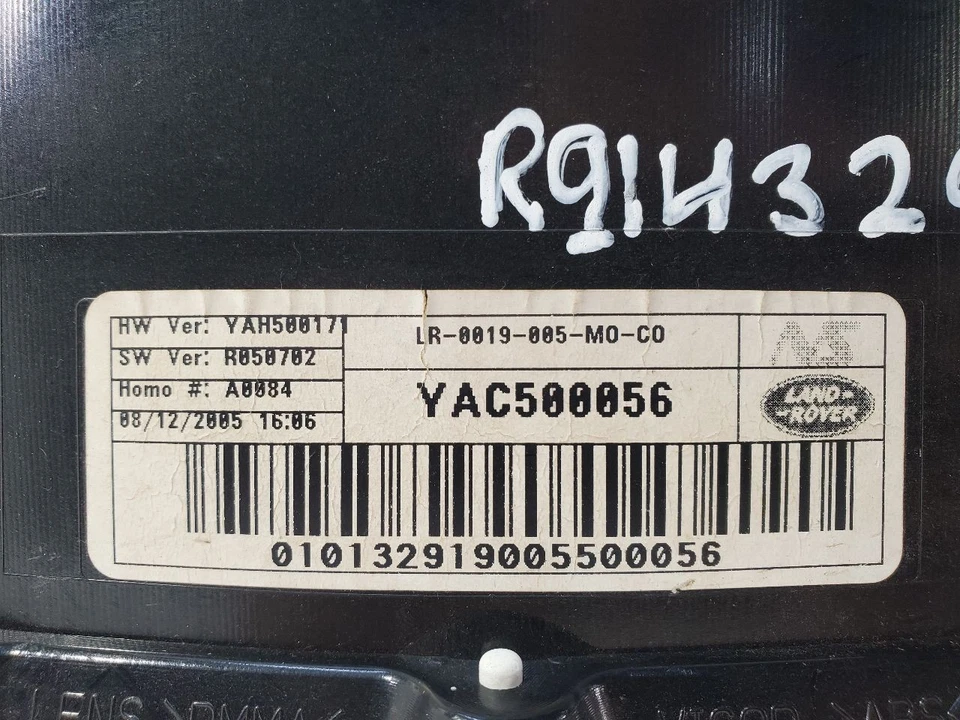 Medidor de velocímetro usado se adapta a: Land Rover Lr3 2006 grupo de gasolina con centavo de mensaje Foto 2 de 4