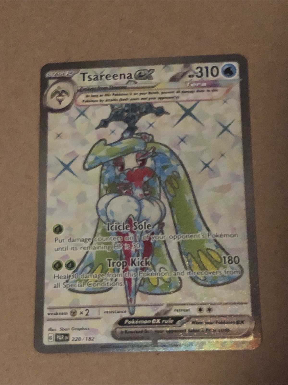Pokémon Paradox Rift Tsareena EX Full Art 220/182