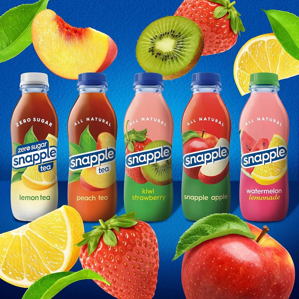 Snapple 12-Pack Pink Lemonade 16oz Bottles Refreshing Drink | eBay