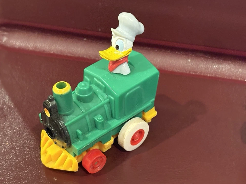 McDonalds Disney Mickey's Birthdayland Coches Pull Back Juguetes Lote de 4 Vintage 1988 Foto 3 de 4