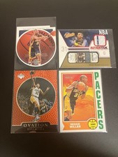 4 pieces including Reggie Miller jersey cards NBA basketball Reggie Miller