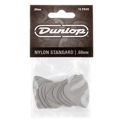Dunlop 44P.60 Nylon Standard Picks 0,60 mm - Plektren Set