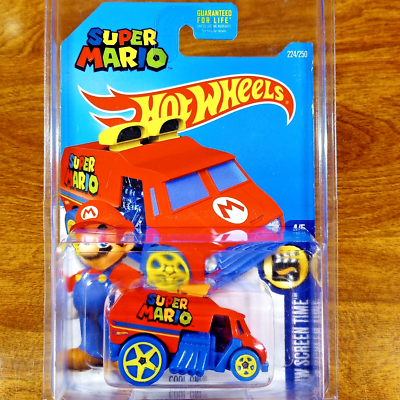 Hot Wheels HW Screen Time Cool-One Super Mario Red 4/10 2016