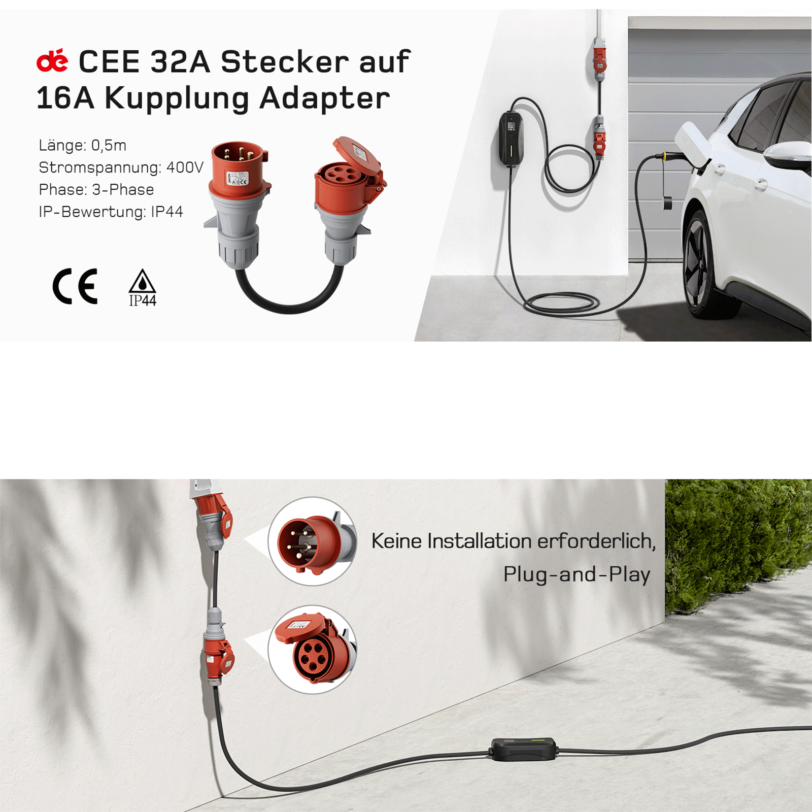 EWENT ADATTATORE 3 PRESE CON SPINA ITALIANA 16A WY13008 - PcPerformance - Foto 8