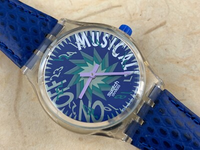 Swatch Originals Musicall SLK100 Tone In Blue By: Jean  display picture 1