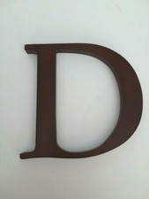 Pottery Barn Kids Wood Letter  D  8" Espresso No cracks or repairs