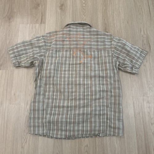 Mountain Hardwear Men's S/S Button Up Adventure Shirt Zip Front Pocket. Size M - Picture 10 of 11