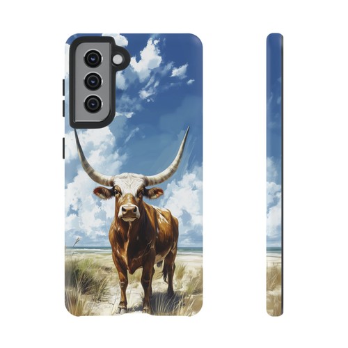 Bull Horns Blue Sky - Phone Ink Cover Case for iPhone, Galaxy, Pixel - 第 262/281 張圖片