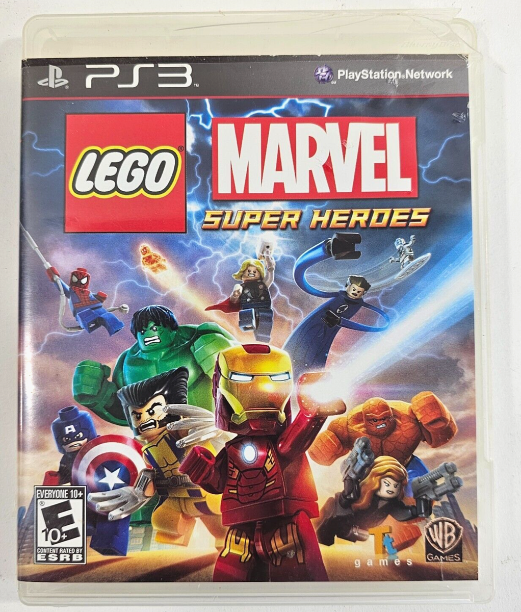 LEGO Marvel Super Heroes (Sony PlayStation 3, 2013) Game and Case