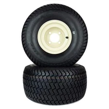 (2) Turf Tire Assemblies 20x10.00-8 Cub Cadet ZT1 50" 54" 634Z05430 634Z07244