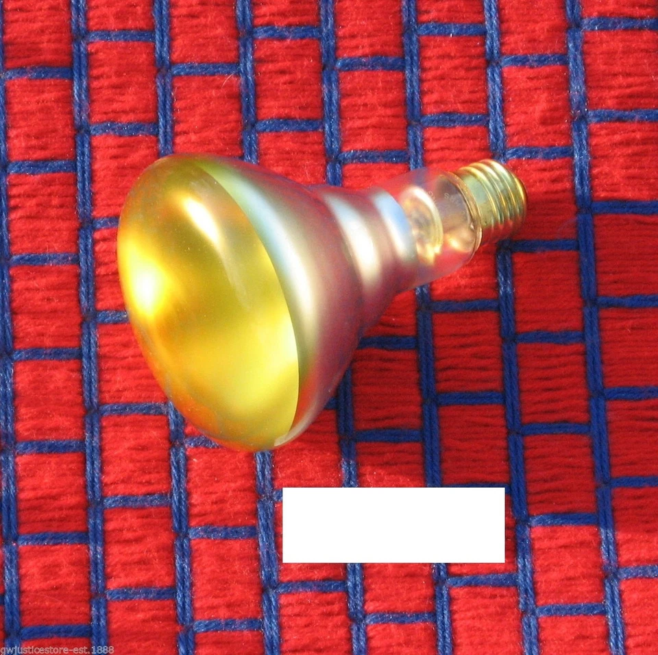 65 WATT R30 Bugaway 65w YELLOW FLOOD LIGHT BULB BR30 spot 65BR30 bug lite 130V - Image 2 of 2