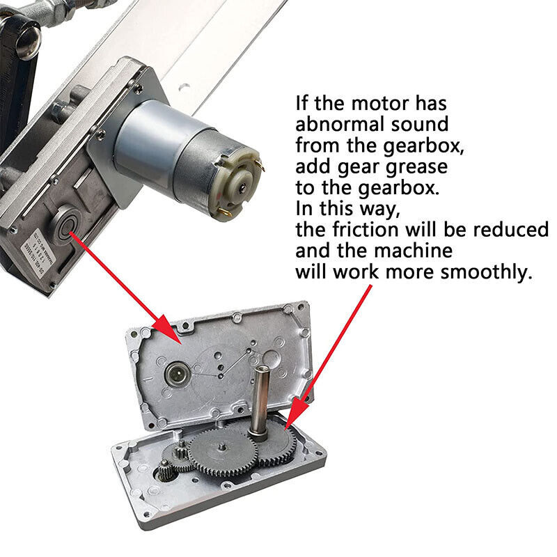 DC 24V Hubkolbenmotor Linearaktuator – Einstellbarer Hub 3–15 Cm, 160 U/min, 13 Kg Schubkraft, Inkl. Drehzahlregler (24V, 150 Mm, 160 U/min)