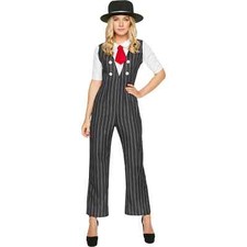 Karnival Costumes 1920s Gangster Girl Mob Boss Women S Costume X-Small 2-4