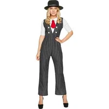 Karnival Costumes 1920s Gangster Girl Mob Boss Women S Costume X-Small 2-4