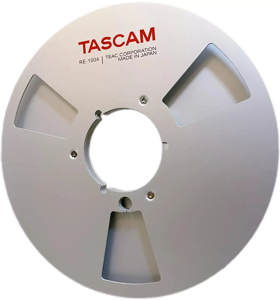 un par de carrete a carrete de aluminio plateado TASCAM 10,5"" 1/4 RE-1400 Foto 4 de 4