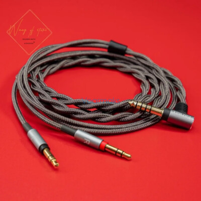 Balanced Audio Cable Cord For Pioneer SE-MONITOR5 SEM5 ONKYO SN-1 A800 Headphone