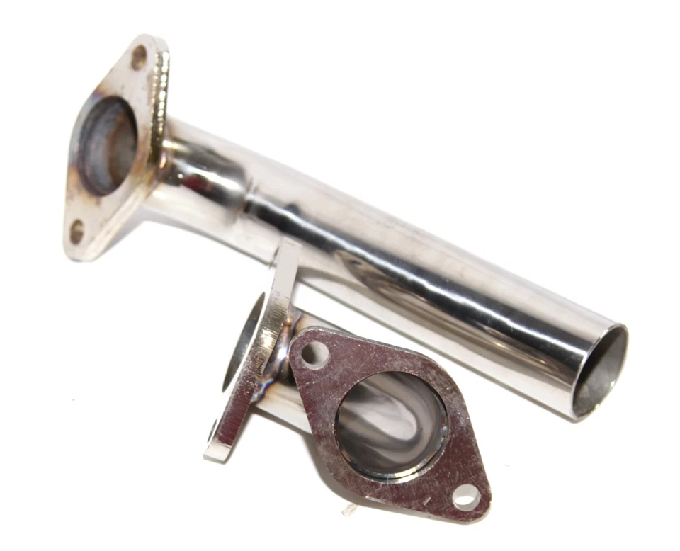 External RED 35/38MM ADJ. Turbo Wastegate+Dump Tube Pipe+Elbow Inlet Adapter - Image 4 of 4