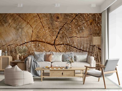 3D Stump Texture Pattern Self-adhesive Removable Wallpaper Murals Wall 21