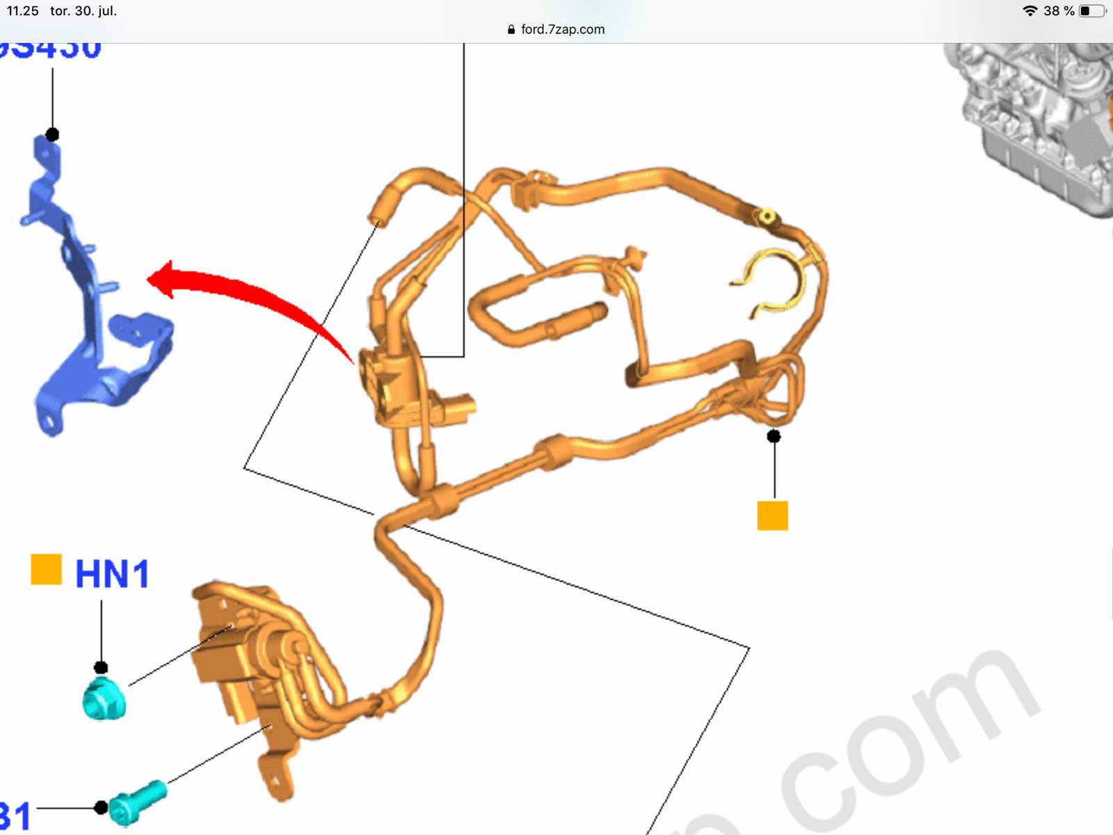 Vacum pump genuine Ford finis 1905820 | eBay 