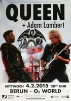 Queen - Forever , Berlin 2015 | Konzertplakat | Poster
