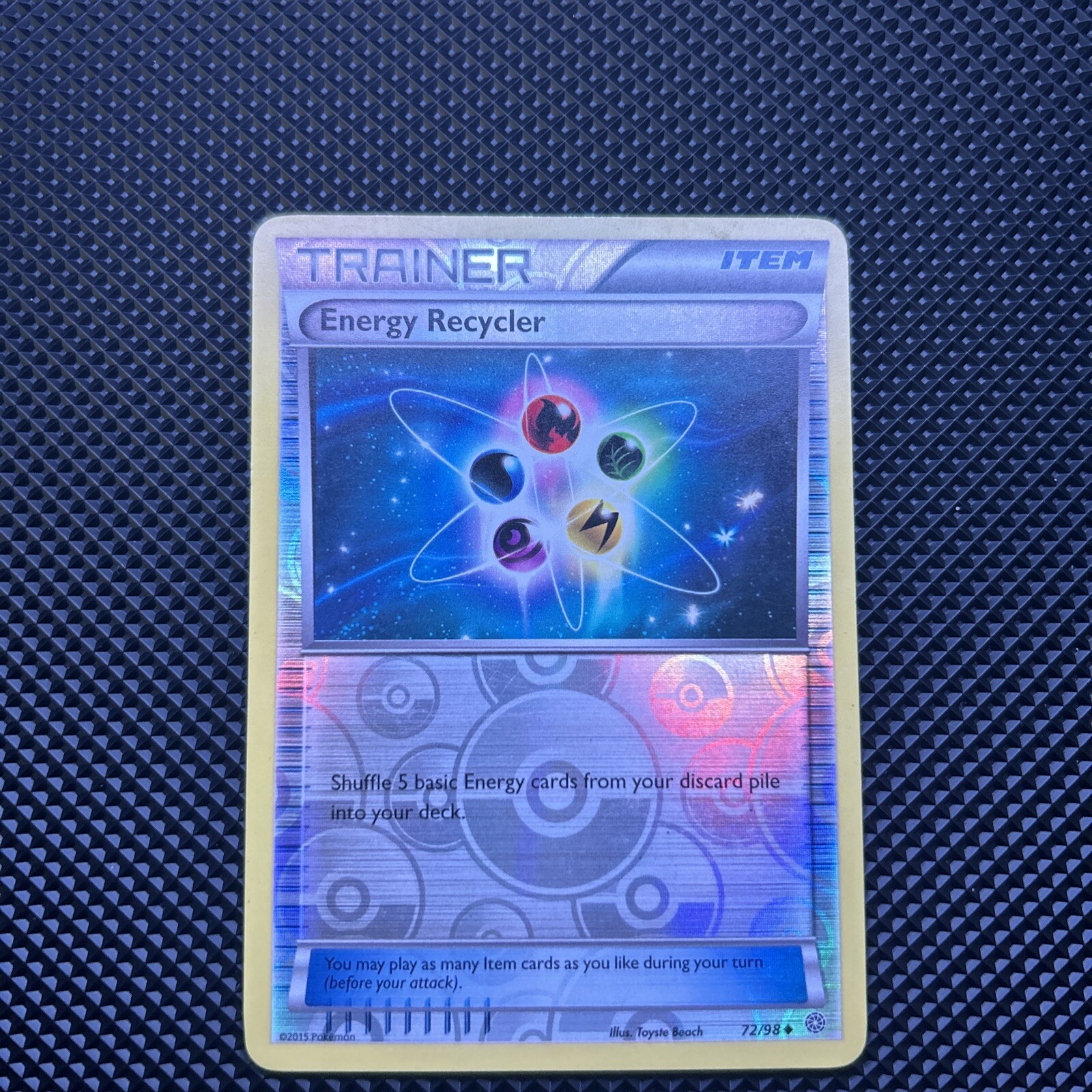 Energy Recycler 72/98 Uncommon Reverse Holo Ancient Origins Pokémon 2015 LP-NM