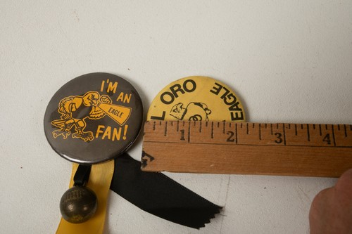 Del Oro Eagles Pinback Button Lot (B3R-27) Vintage (JSF6) Loomis California - Picture 4 of 6