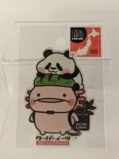 B-Side Label Sticker Panda Axolotl Waterproof US SELLER