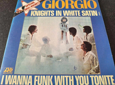 GIORGIO MORODER - Knights In White Satin 7'' VINYL / ATLANTIC - 10.857 / 1976